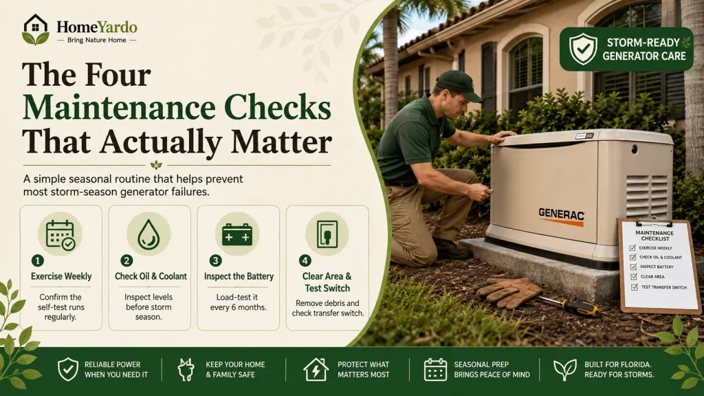 The Four Maintenance Checks That Actually Matter