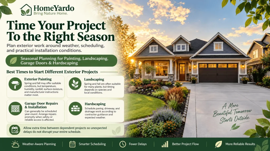 Time Your Project to the Right Season