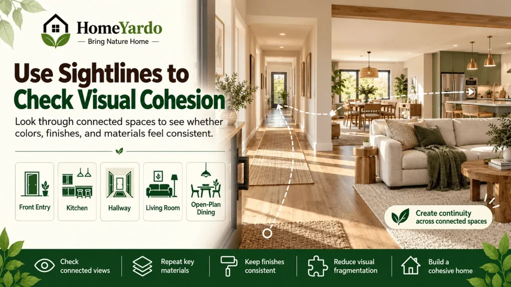 Use Sightlines to Check Visual Cohesion