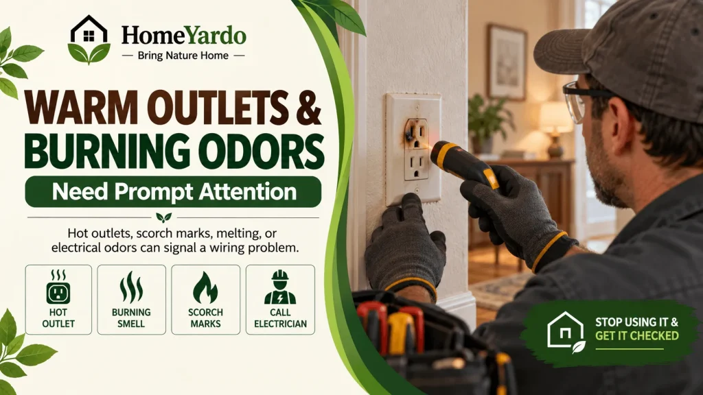 Warm Outlets and Burning Odors Need Prompt Attention