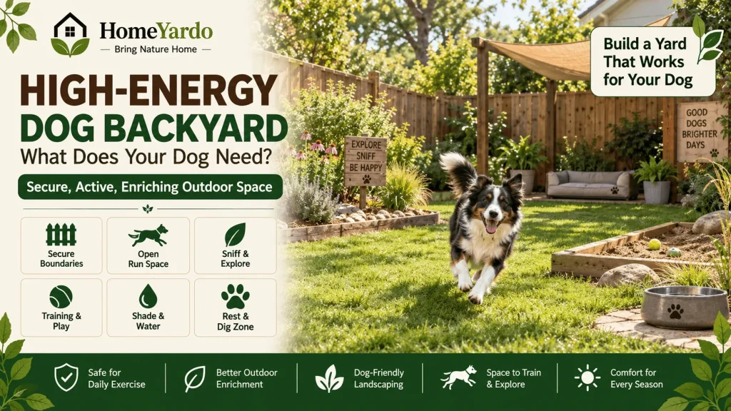 What Does a High-Energy Dog Need From a Backyard