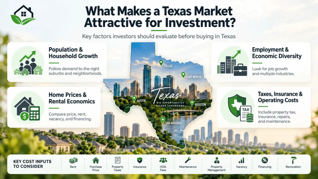 What Makes a Texas Market Attractive for Investment