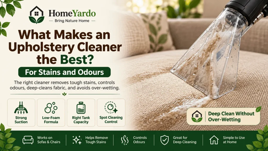 What Makes an Upholstery Cleaner the “Best” for Stains and Odours