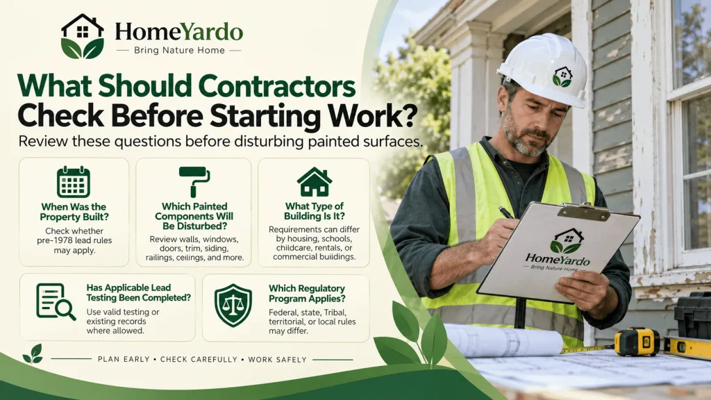 What Should Contractors Check Before Starting Work
