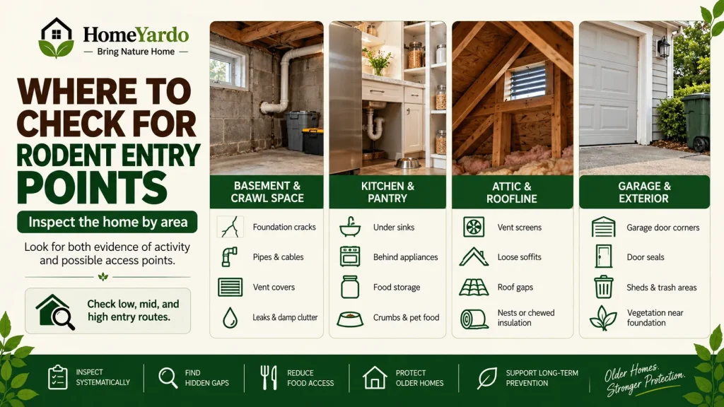 Where to Check for Rodent Entry Points