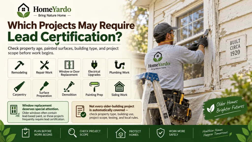 Which Projects May Require Lead Certification