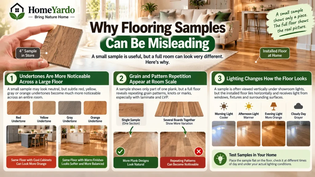 Why Flooring Samples Can Be Misleading