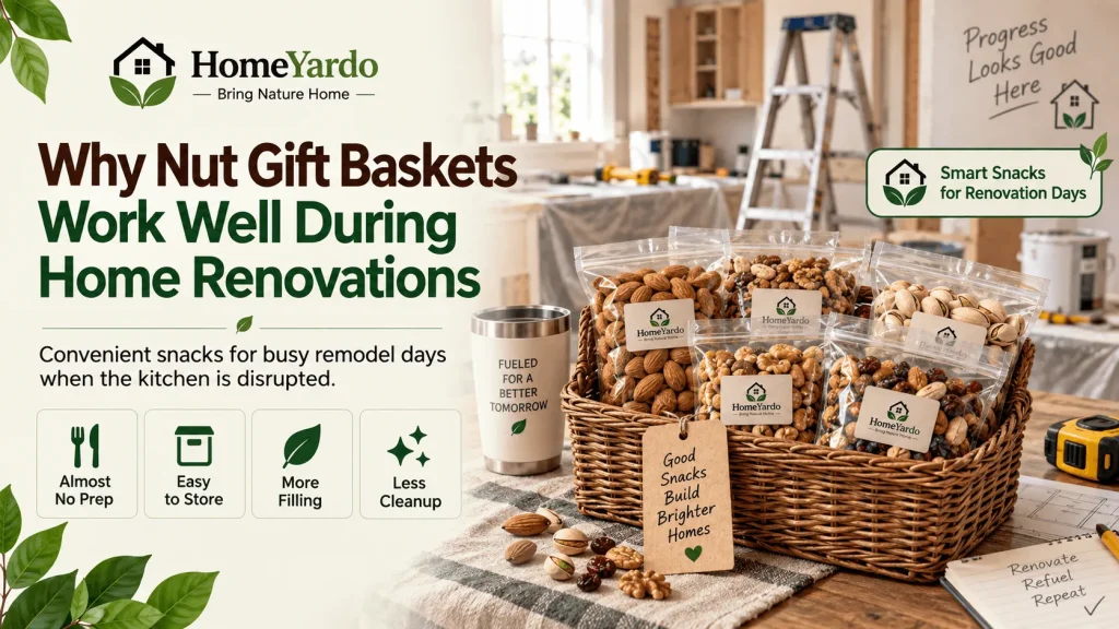 Why Nut Gift Baskets Work Well During Home Renovations