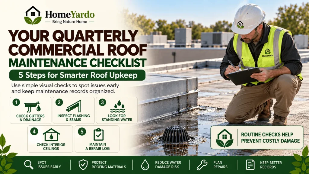 Your Quarterly Commercial Roof Maintenance Checklist