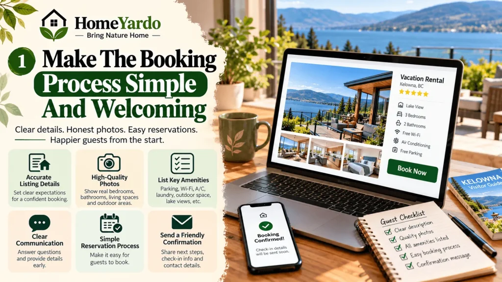 1. Make The Booking Process Simple And Welcoming