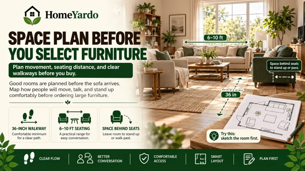 1. Space Plan Before You Select Furniture