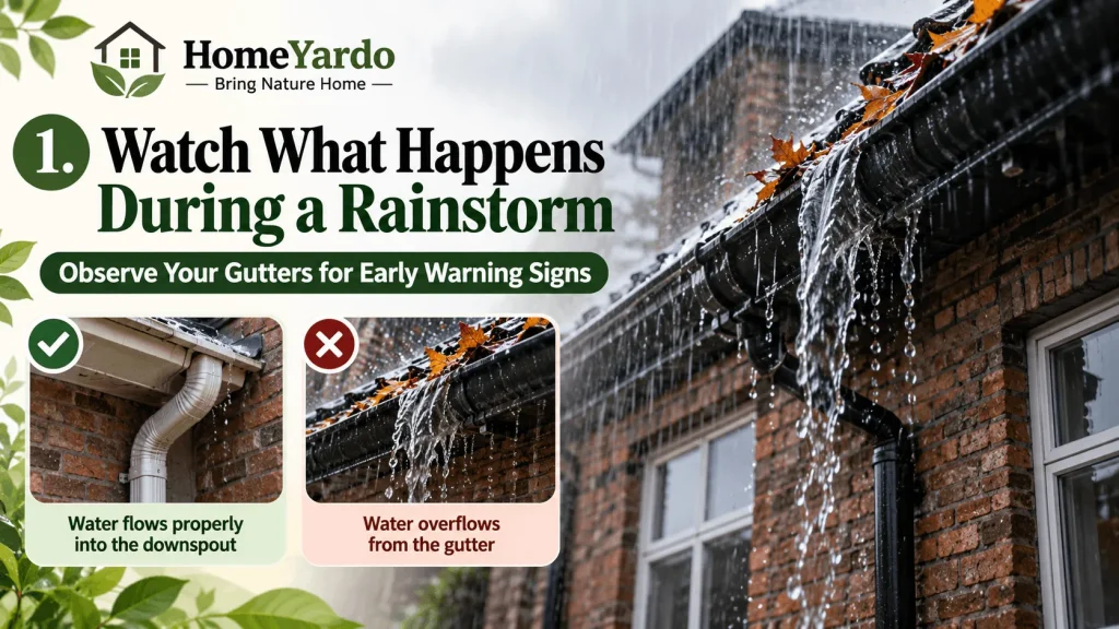 1. Watch What Happens During a Rainstorm