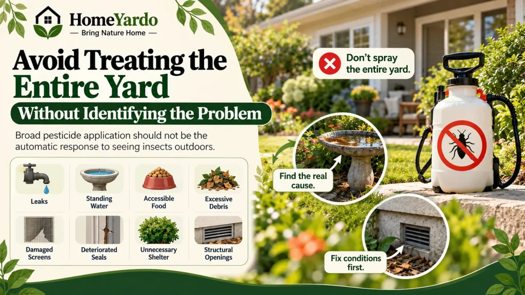 Avoid Treating the Entire Yard Without Identifying the Problem