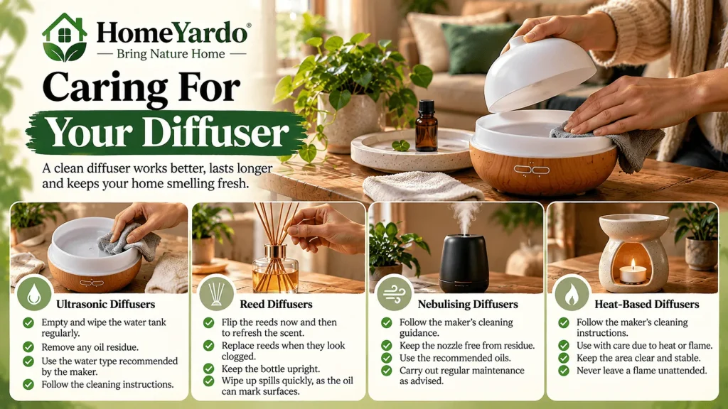 Caring for your diffuser