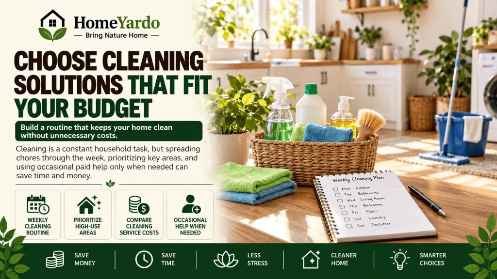 Choose Cleaning Solutions That Fit Your Budget
