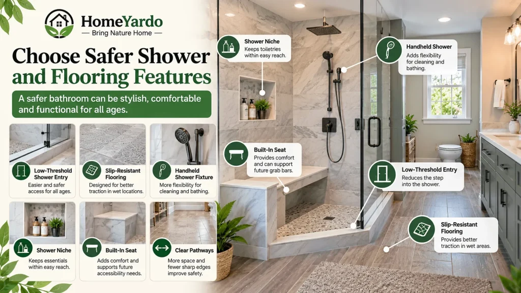 Choose Safer Shower and Flooring Features