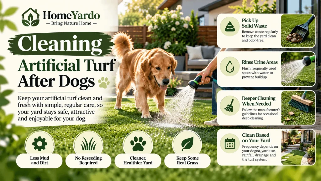 Cleaning Artificial Turf After Dogs