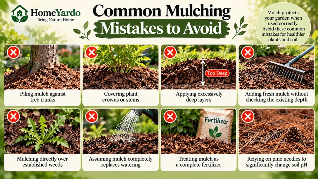 Common Mulching Mistakes to Avoid