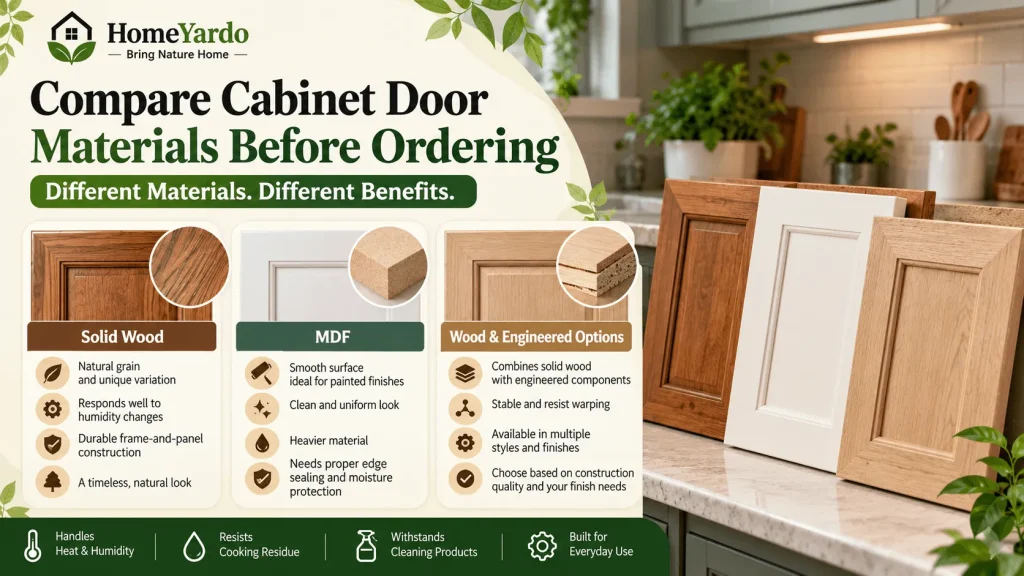 Compare Cabinet Door Materials Before Ordering