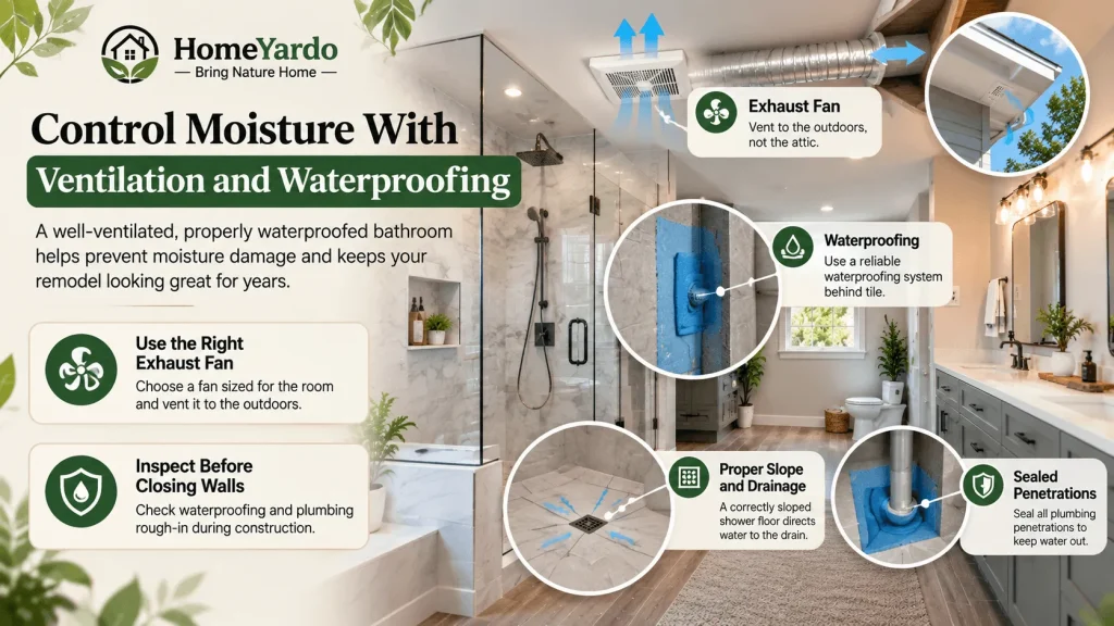 Control Moisture With Ventilation and Waterproofing