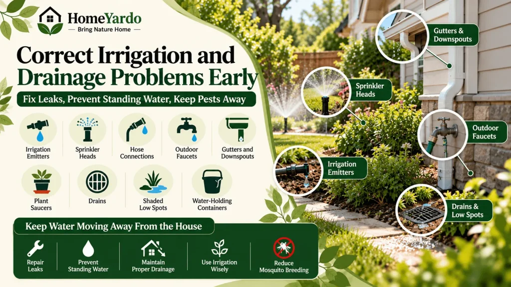 Correct Irrigation and Drainage Problems Early