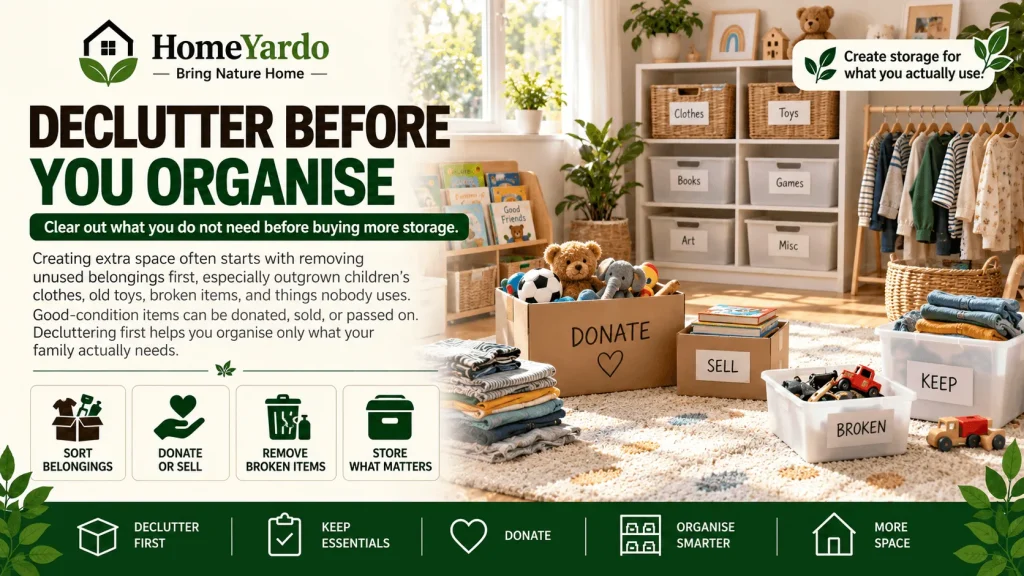 Declutter Before You Organis