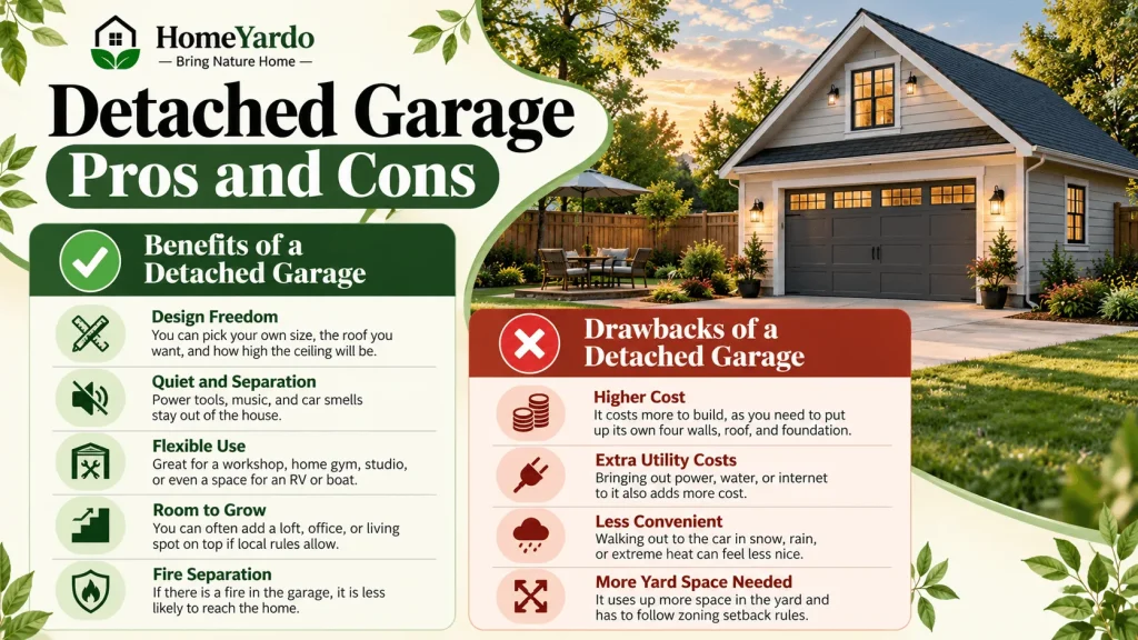 Detached Garage Pros and Cons