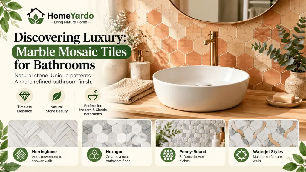 Discovering Luxury Marble Mosaic Tiles for Bathrooms