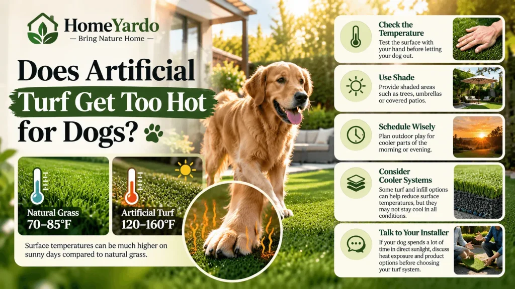 Does Artificial Turf Get Too Hot for Dogs
