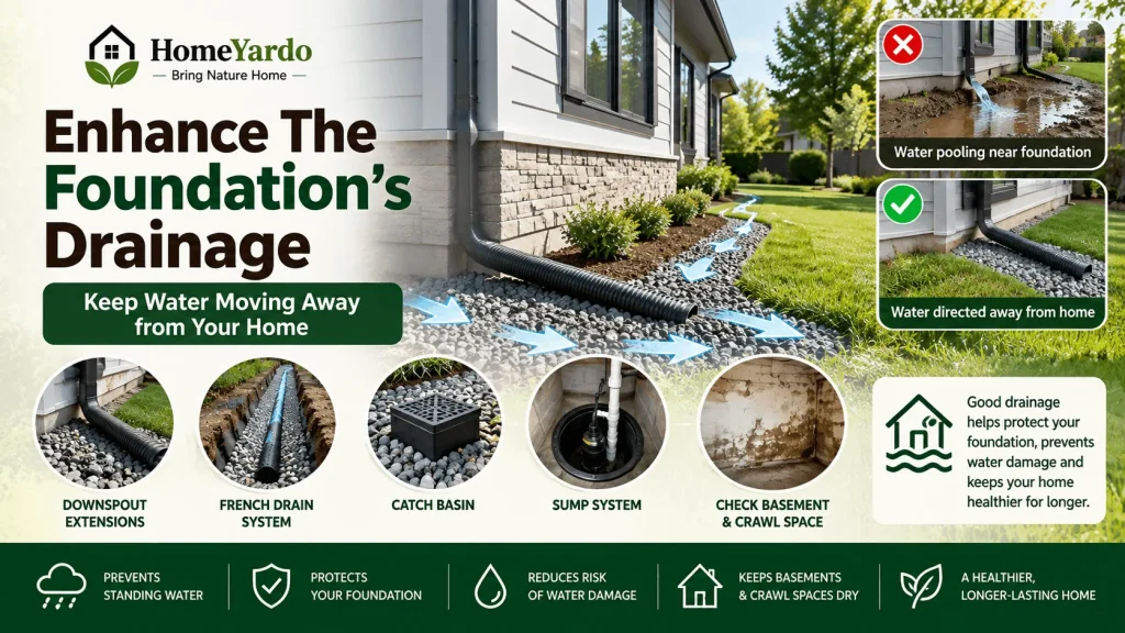 Enhance The Foundation's Drainage