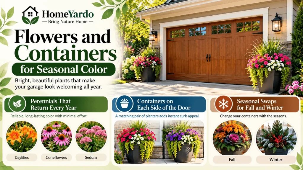 Flowers and Containers for Seasonal Color