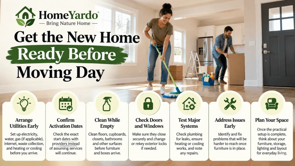 Get the New Home Ready Before Moving Day