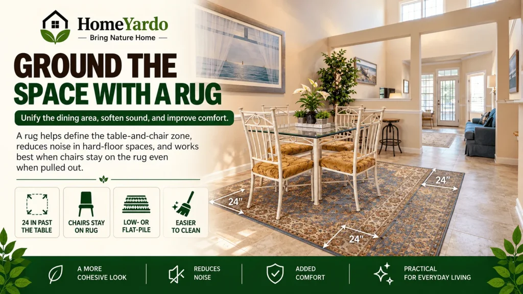Ground the Space with a Rug