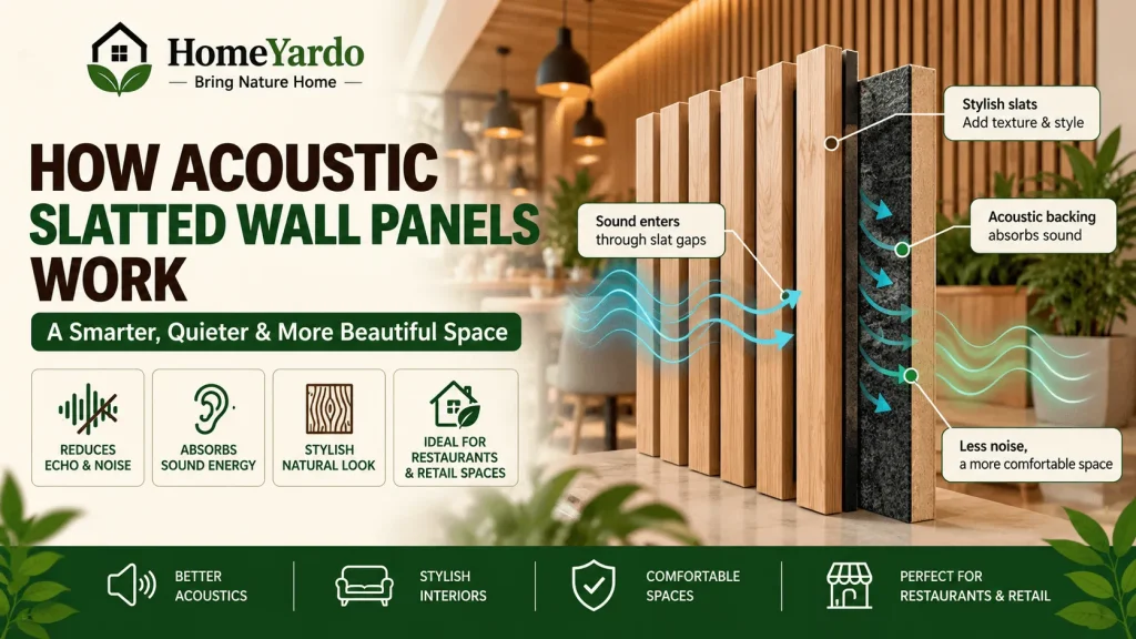 How Acoustic Slatted Wall Panels Work