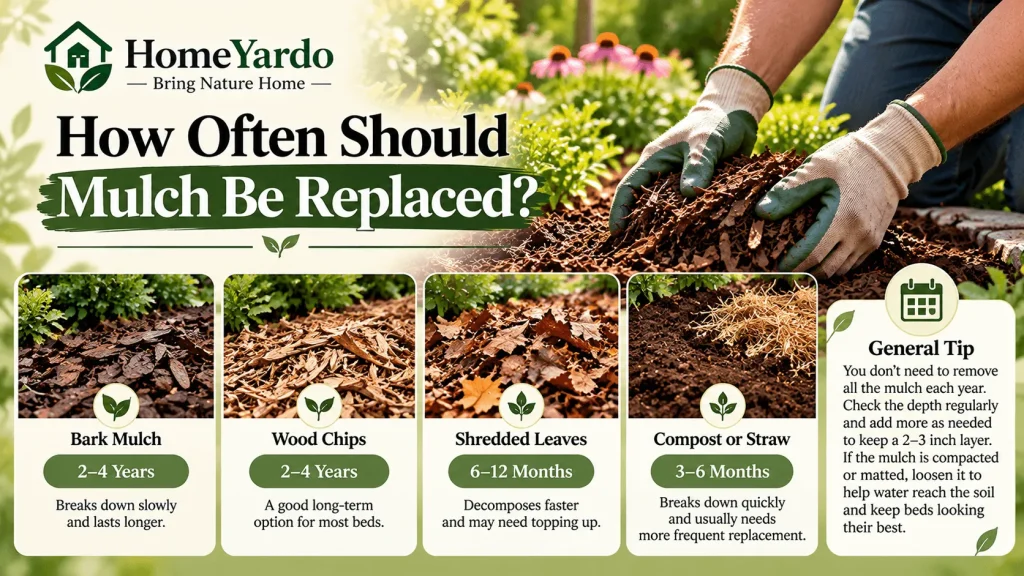 How Often Should Mulch Be Replaced_