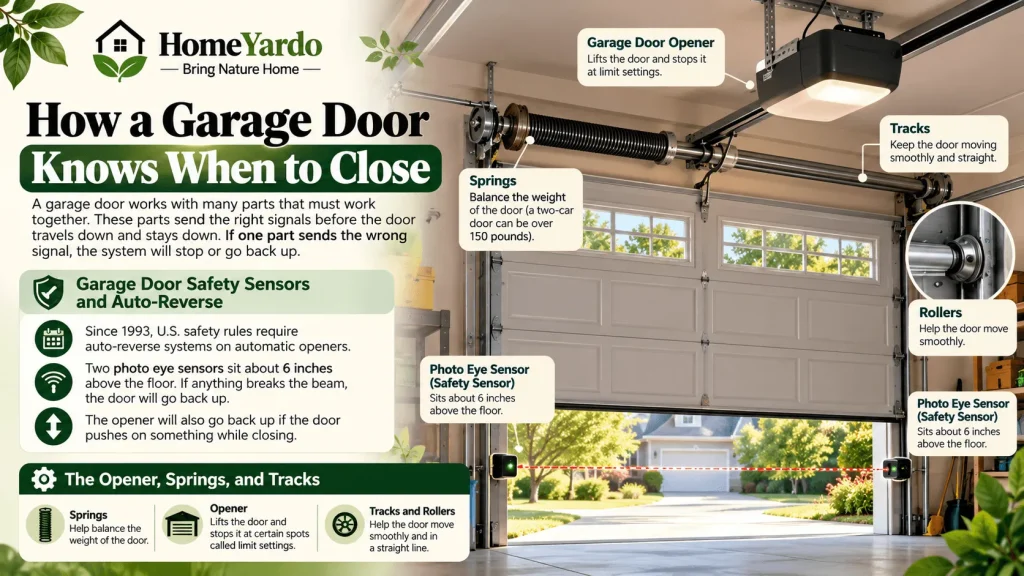 How a Garage Door Knows When to Close