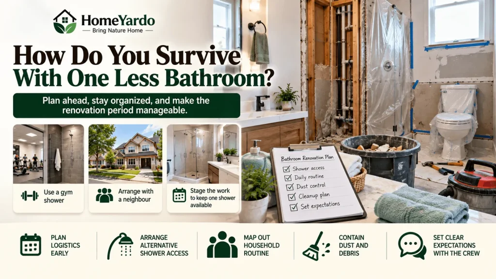 How do you survive with one less bathroom
