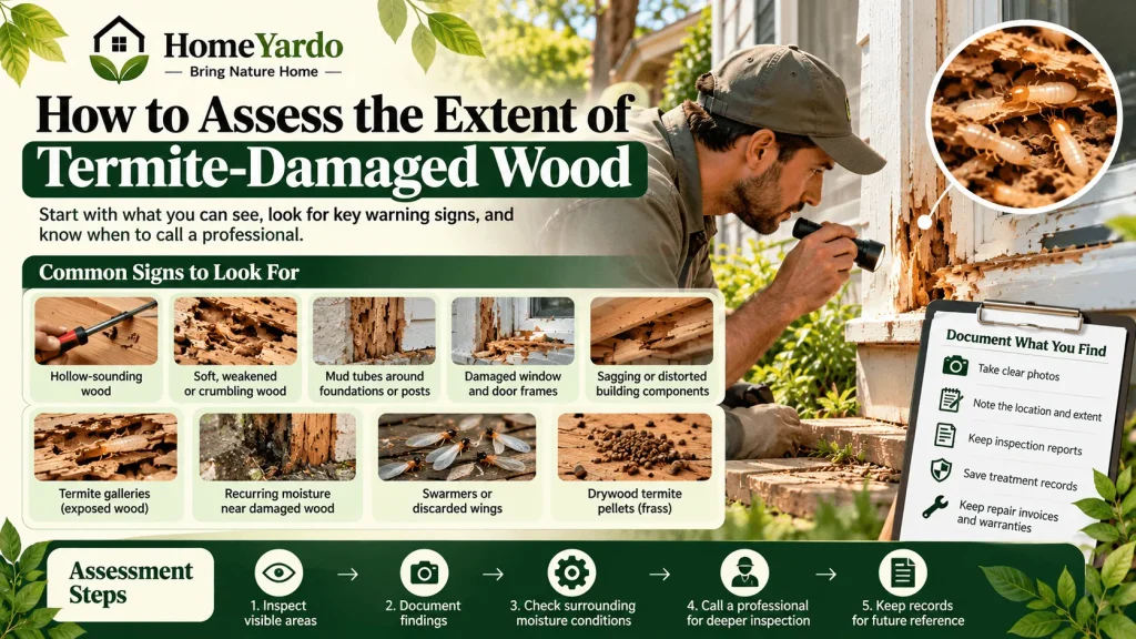 How to Assess the Extent of Termite-Damaged Wood