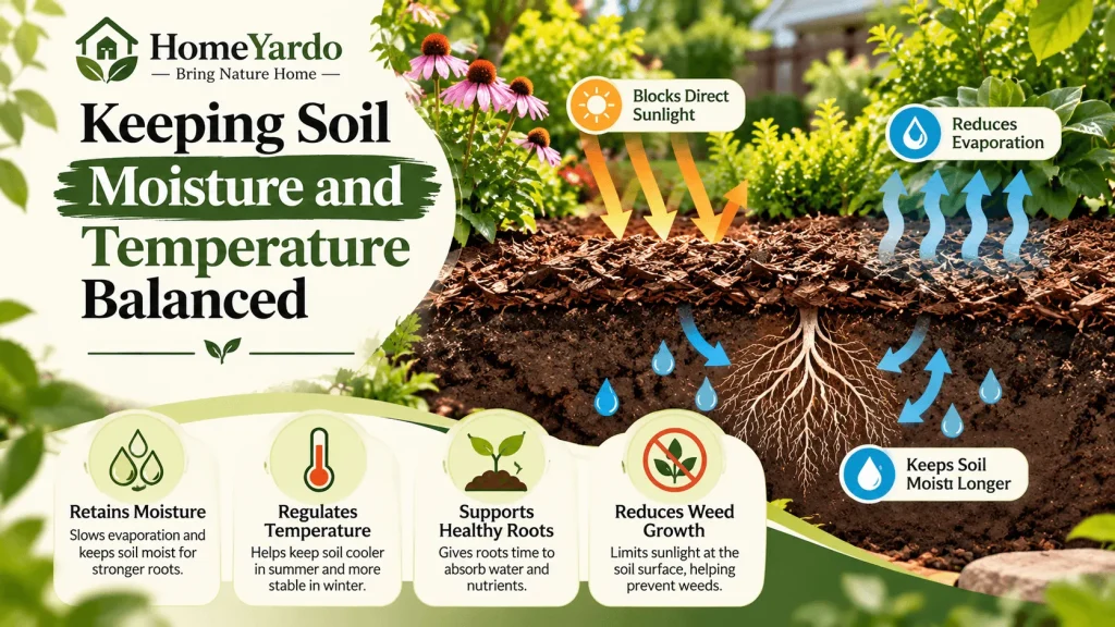 Keeping Soil Moisture And Temperature Balanced