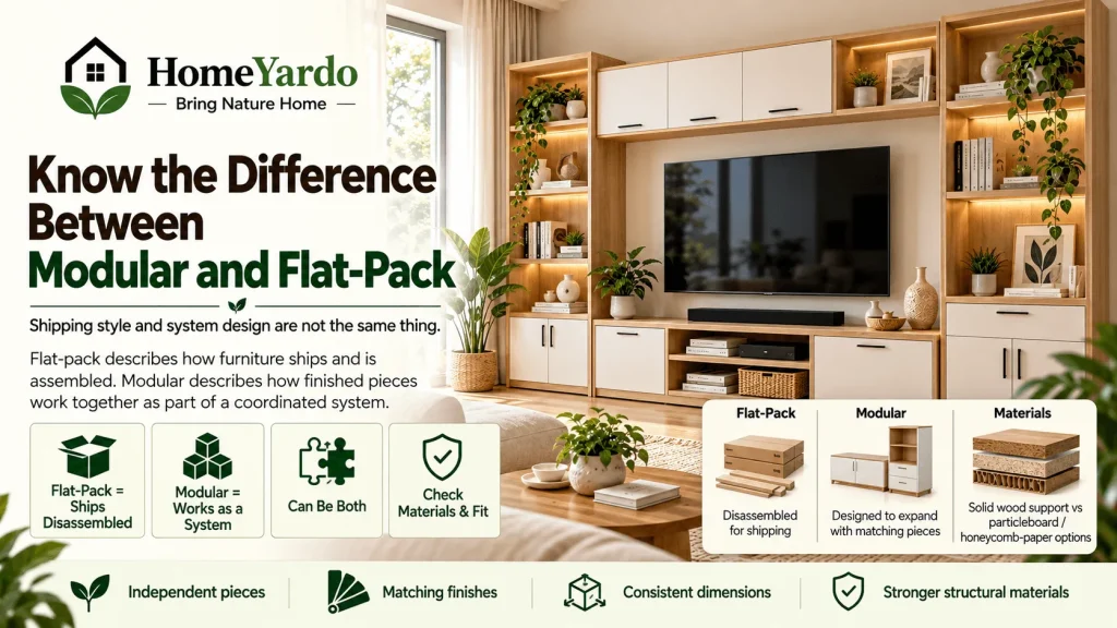 Know the Difference Between Modular and Flat-Pack