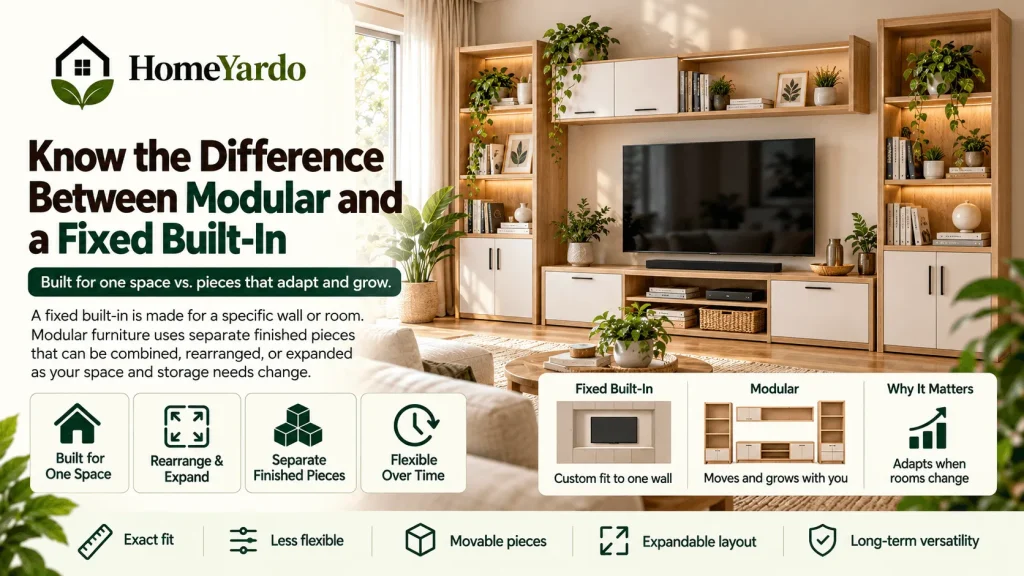 Know the Difference Between Modular and a Fixed Built-In