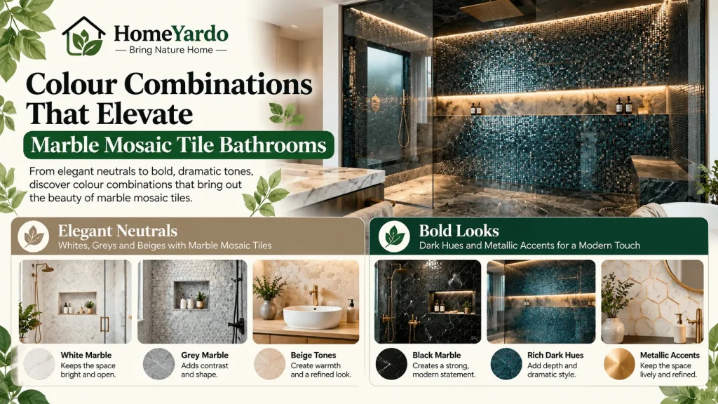 Marble Mosaic Bathroom Color Guide