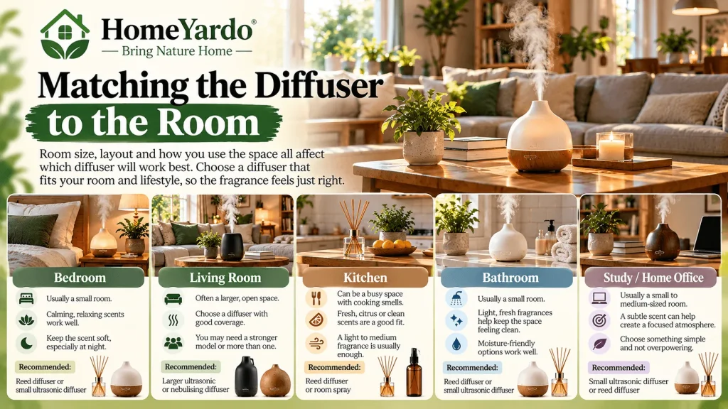 Matching the diffuser to the room