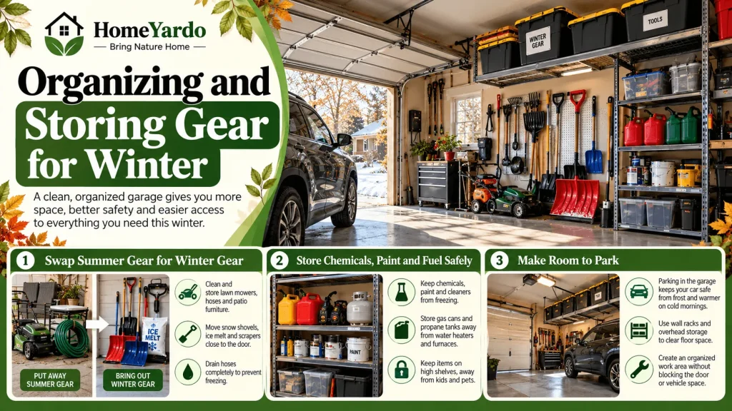 Organizing and Storing Gear for Winter