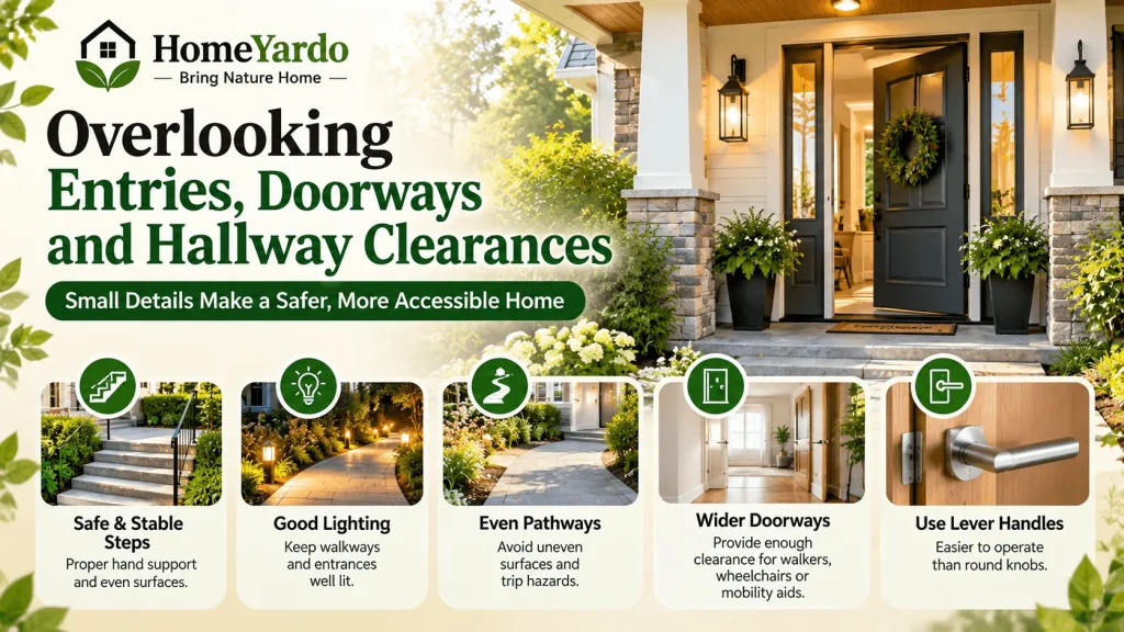 Overlooking Entries, Doorways, and Hallway Clearances