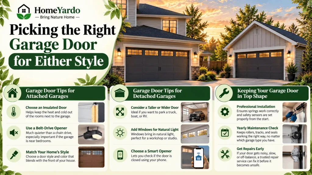 Picking the Right Garage Door for Either Style