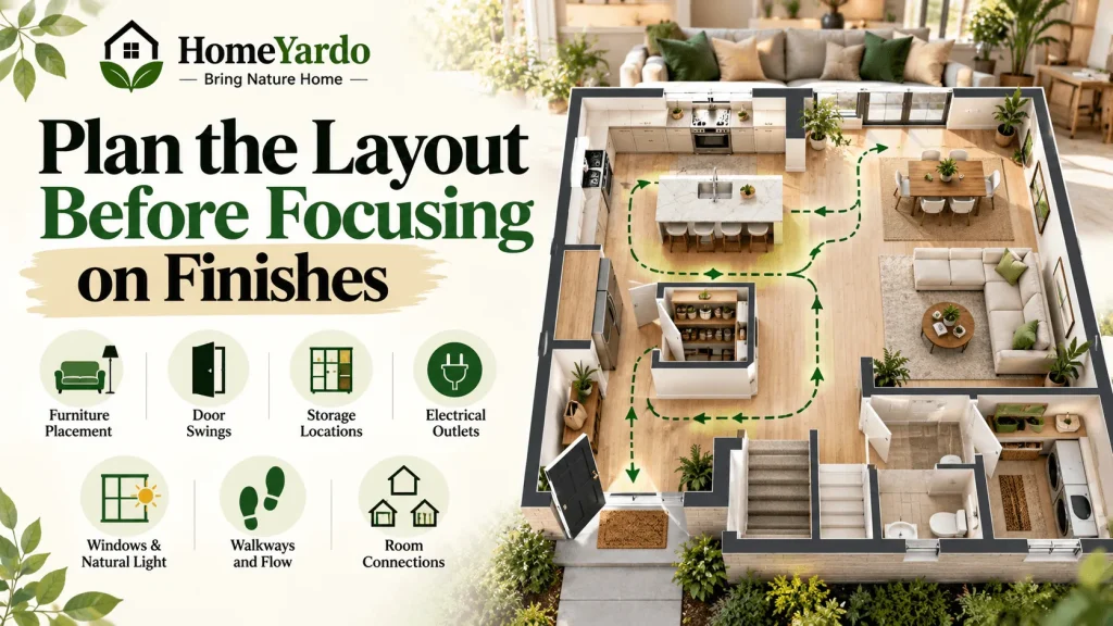 Plan the Layout Before Focusing on Finishes