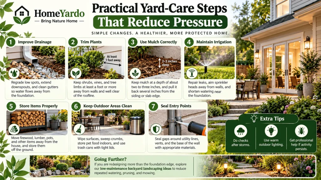 Practical Yard-Care Steps That Reduce Pressure