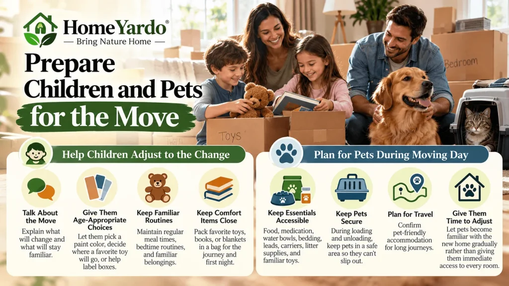 Prepare Children and Pets for the Move