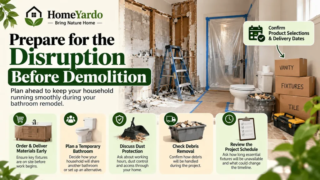 Prepare for the Disruption Before Demolition